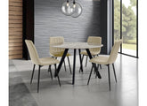 Saldini Table W/618 PU Chairs